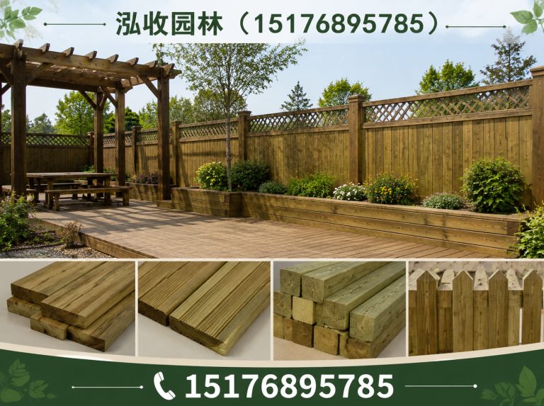 湖州京津冀防腐木工程展示图